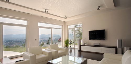 Painted aluminium joinery