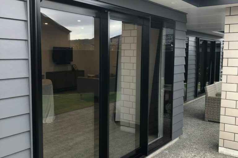 Aluminium windows professionally painted.